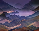 Winter's Patchwork Poster och Canvastavla