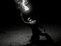 Fire Dancer Poster och Canvastavla