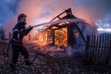 Firefighter Poster och Canvastavla