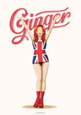 Ginger Spice Poster och Canvastavla