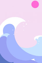 Ocean Waves #3 Poster och Canvastavla