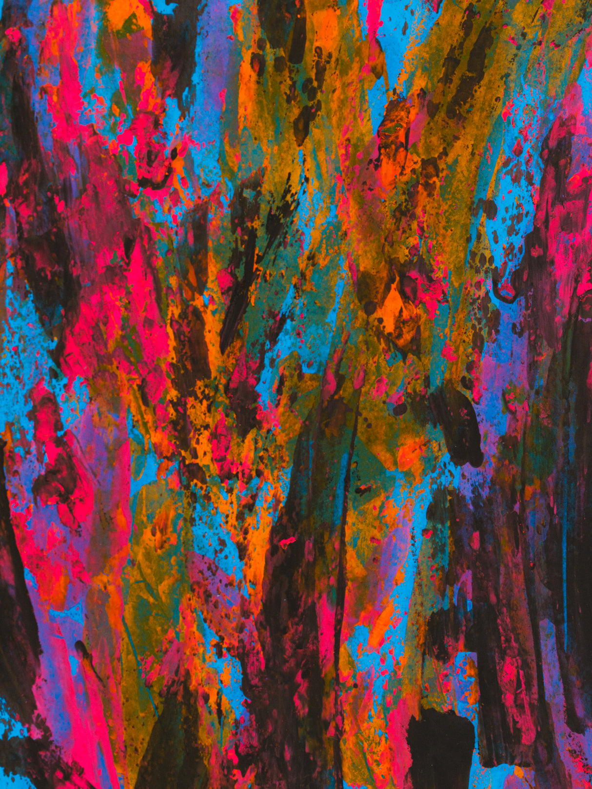 colored paints Poster och Canvastavla