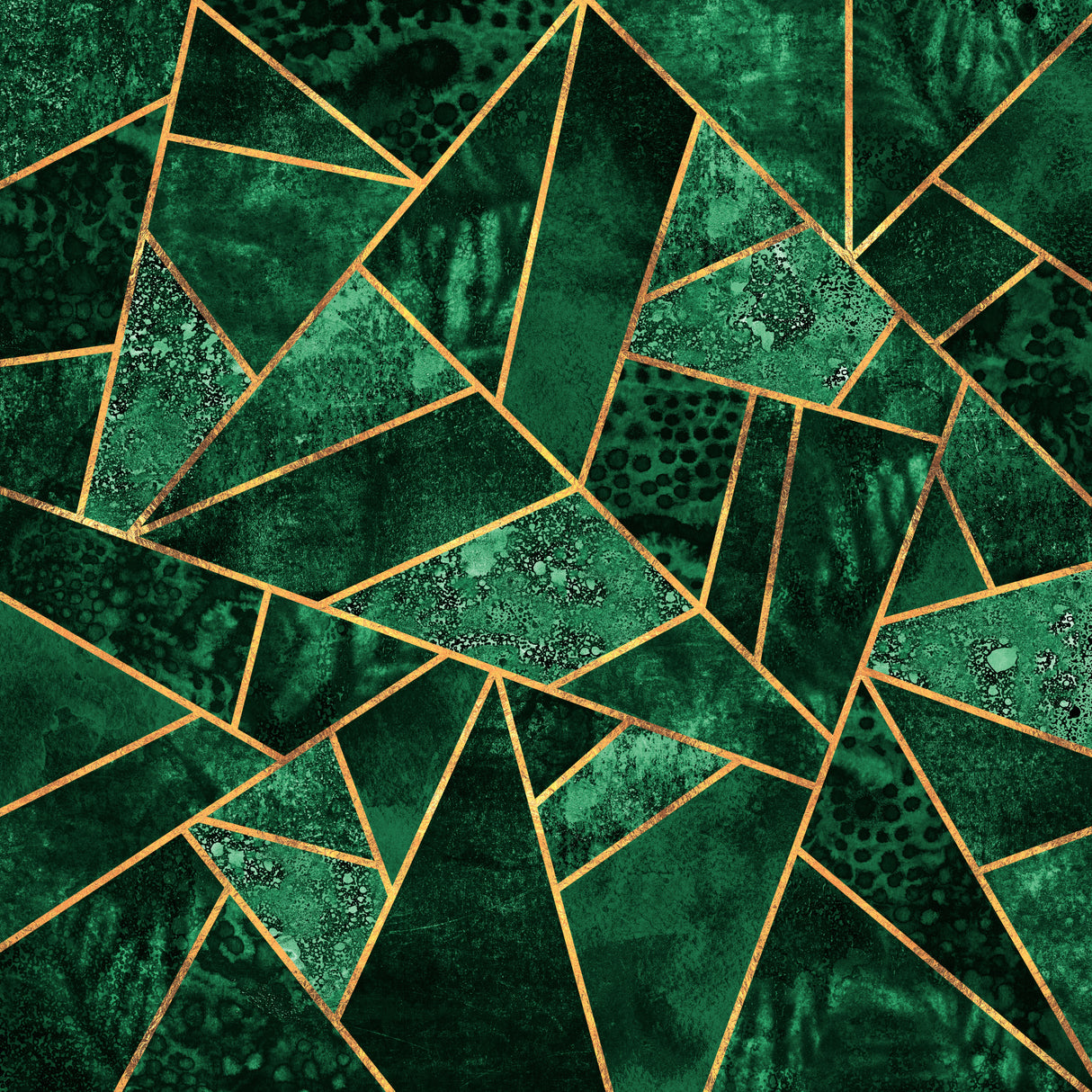 Deep Emerald Poster och Canvastavla