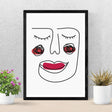 Line Art Grey  poster