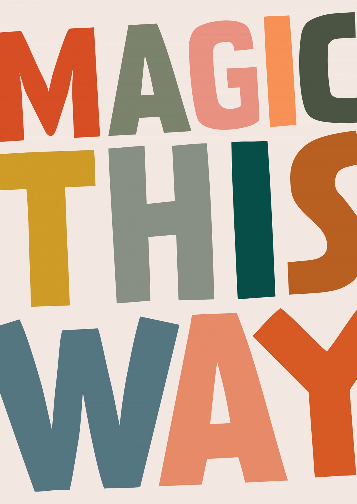 Magic This Way Poster och Canvastavla