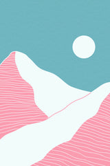 Minimal Alpenglow #2 Poster och Canvastavla