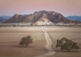Desert Road to Sand Dune Poster och Canvastavla