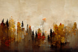 A Forest In Autumn Poster och Canvastavla