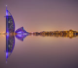 Burj Al Arab Reflections Poster och Canvastavla