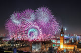 New Year Fireworks Poster och Canvastavla