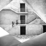 The concrete staircase Poster och Canvastavla