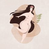 Beautiful Curvy Lady 01 Poster och Canvastavla