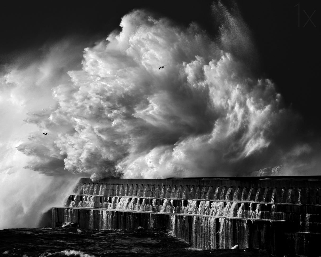 A Crashing Wave Poster och Canvastavla