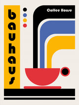 Bauhaus Coffee House Poster och Canvastavla