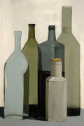 Big Green Bottles Poster och Canvastavla