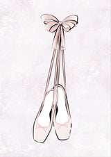 Ballerina Shoes Poster och Canvastavla