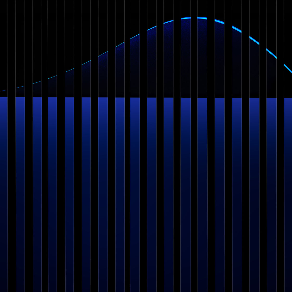 blue piano Poster och Canvastavla