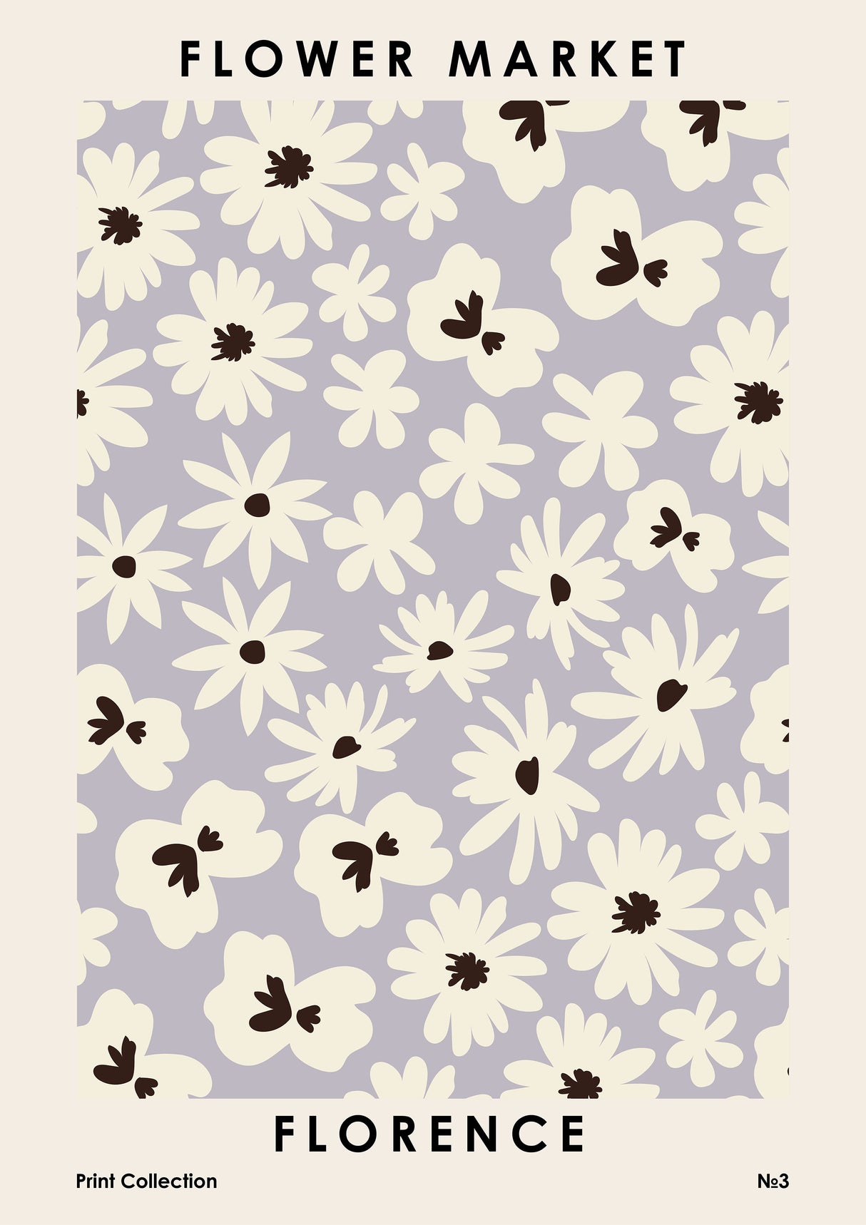 Flower Market Florence poster