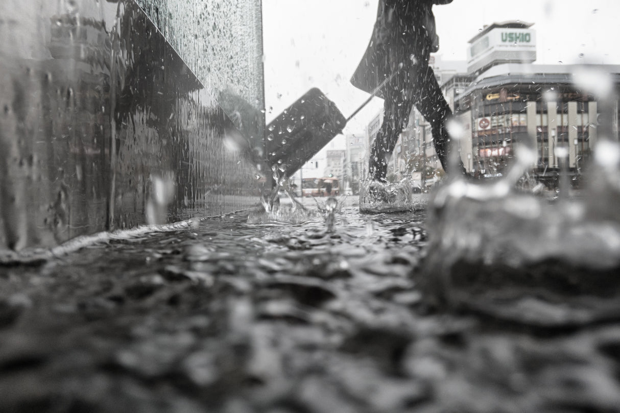 Departure on a rainy day Poster och Canvastavla
