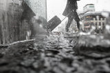 Departure on a rainy day Poster och Canvastavla