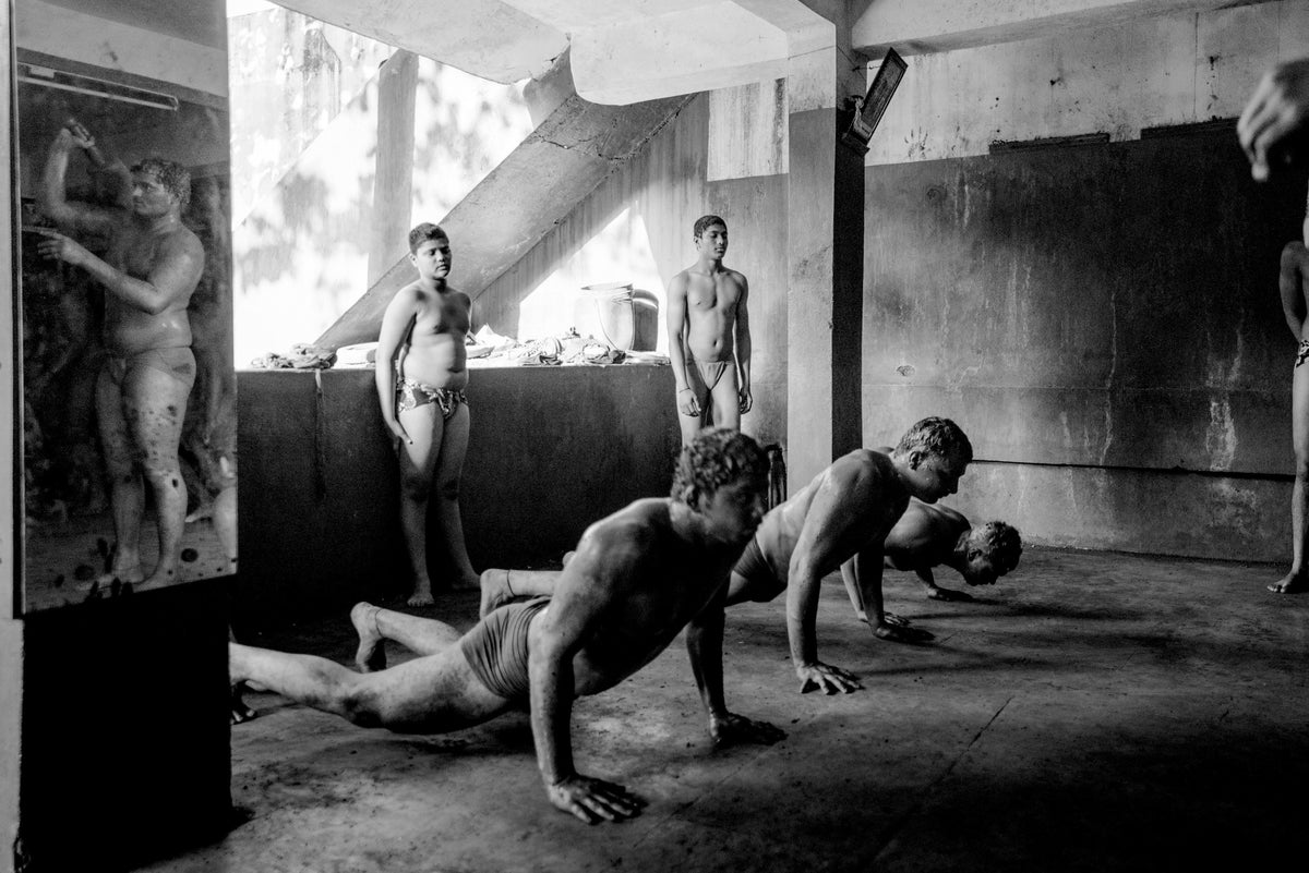 Wrestling Students Poster och Canvastavla