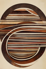 Curved Wood Poster och Canvastavla