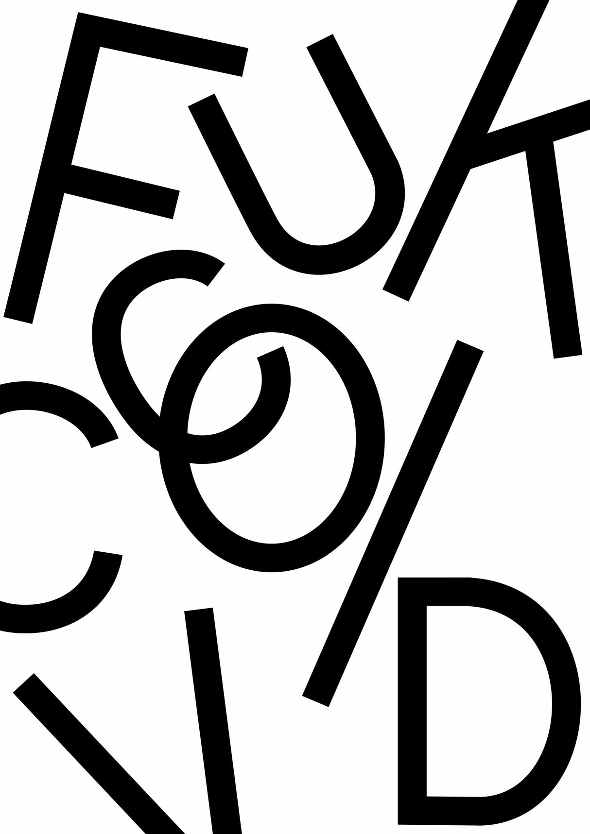 Fuck Covid - White poster