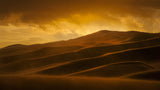 Sunset in Sand Storm Poster och Canvastavla
