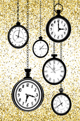 Glitter Watch Poster och Canvastavla