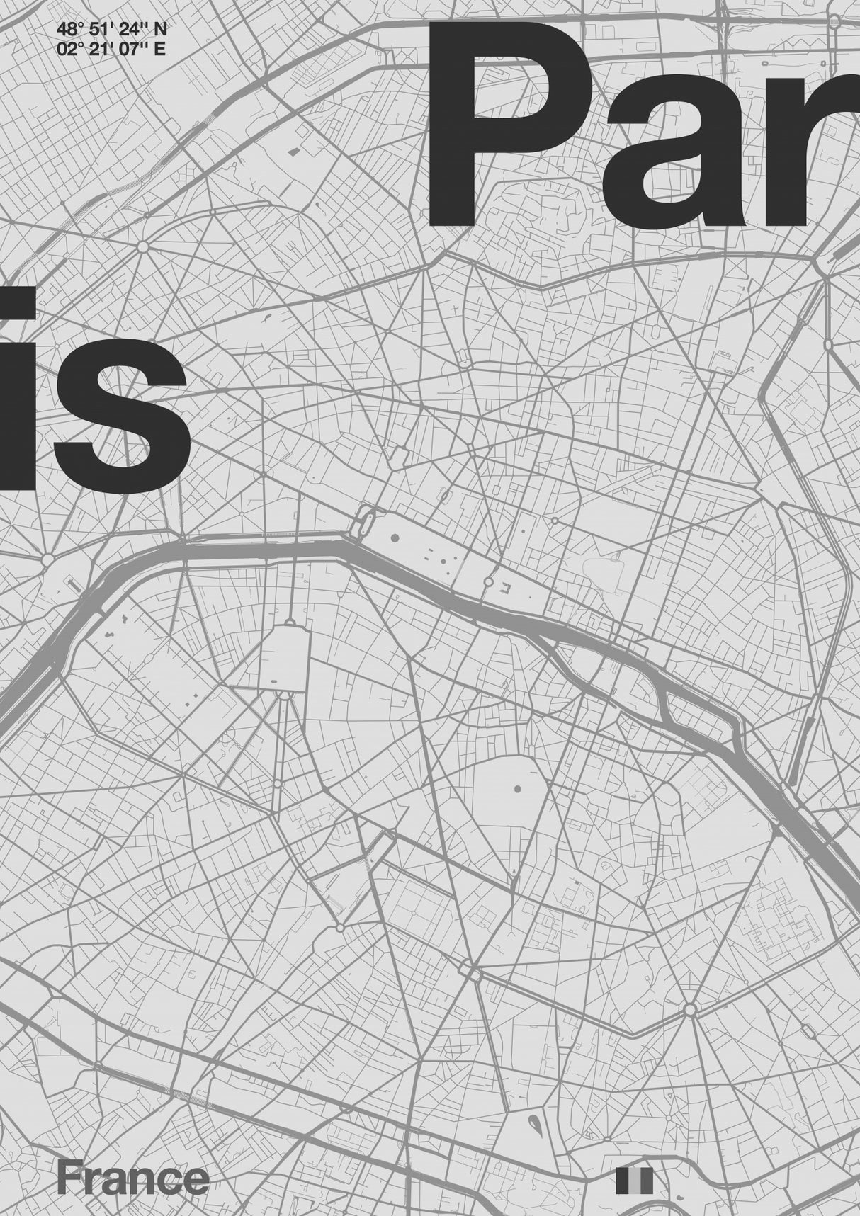 Paris Poster och Canvastavla