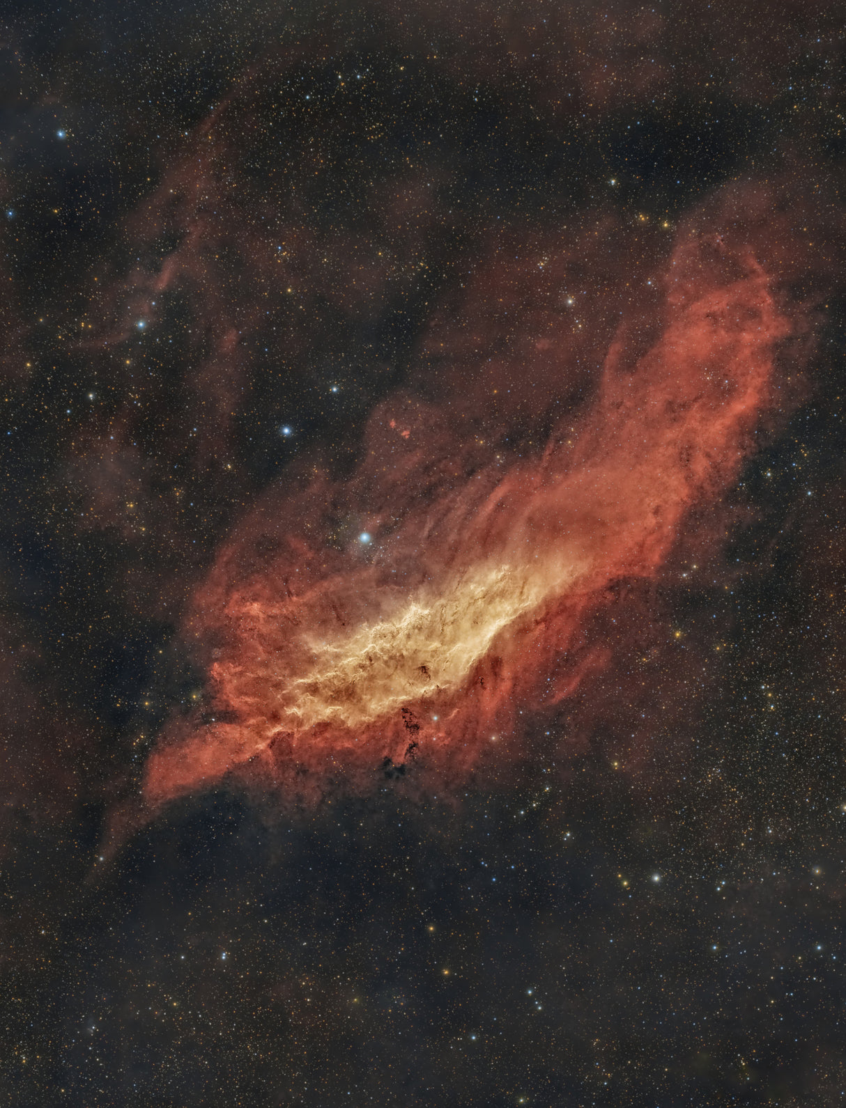 California Nebula Poster och Canvastavla
