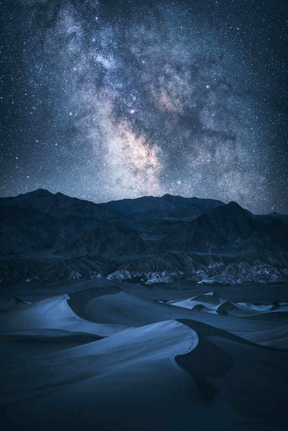 The Dunes at Night Poster och Canvastavla
