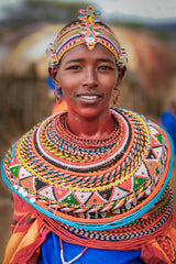 The iconic beauty of the Maasai Poster och Canvastavla