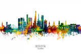 Bogotá Colombia Skyline Poster och Canvastavla