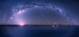 Lighting the Milky Way with magic power Poster och Canvastavla