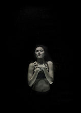 underwater artistic portrait shooting Poster och Canvastavla