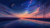 Blue Hour.png Poster och Canvastavla