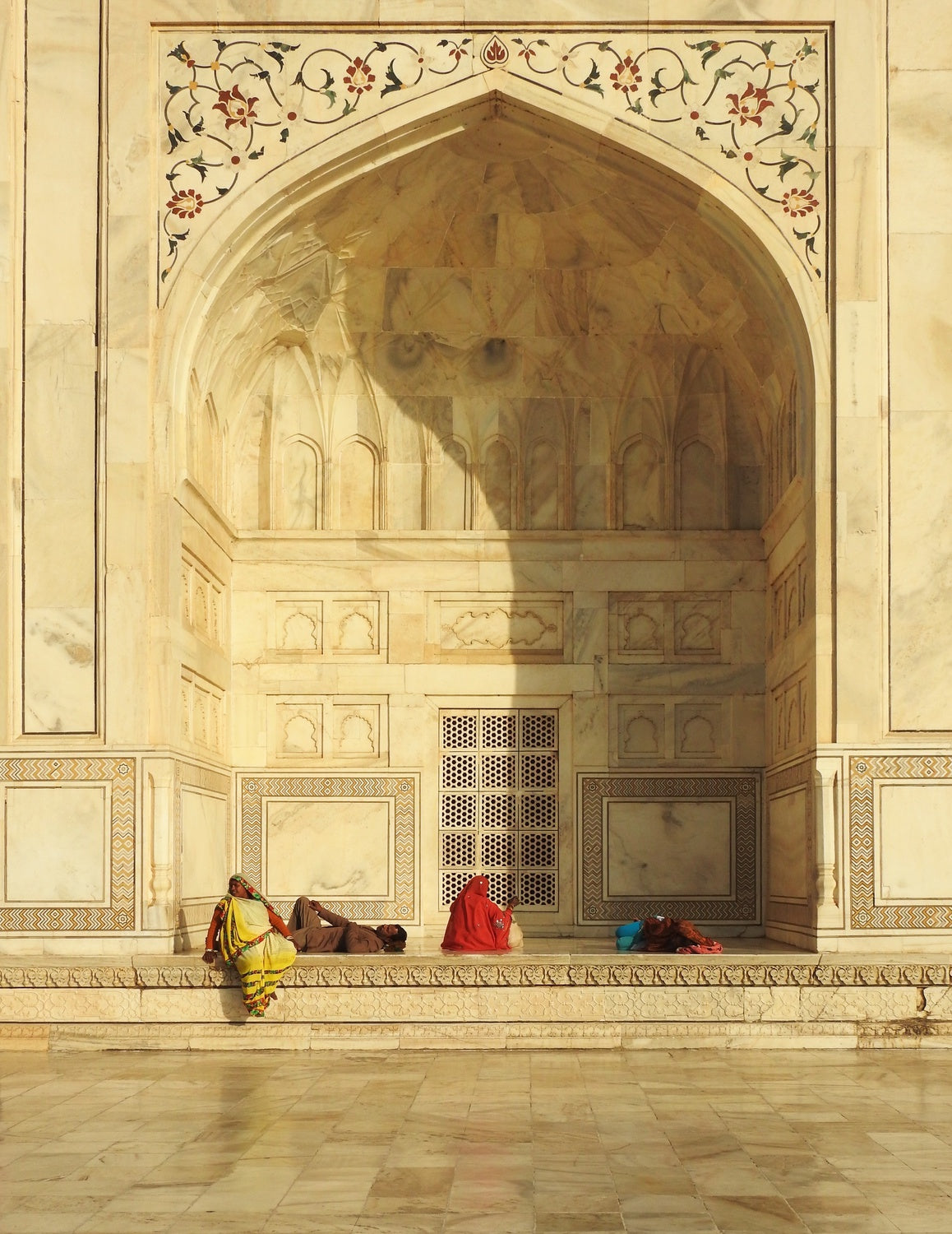 Taj Mahal (The esplanade) Poster och Canvastavla