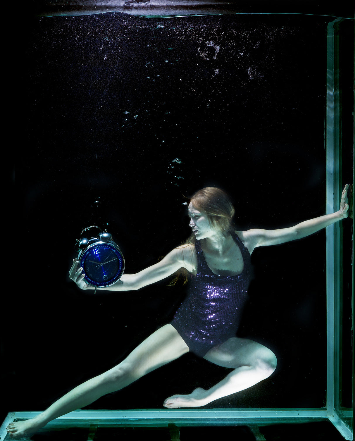 underwater artistic portrait shooting Poster och Canvastavla