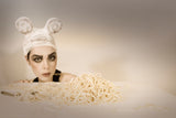 The mouse who loves spaghetti Poster och Canvastavla