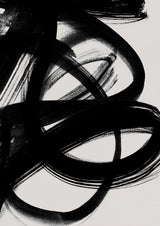 Abstract Brush Strokes 5 A1 Poster och Canvastavla