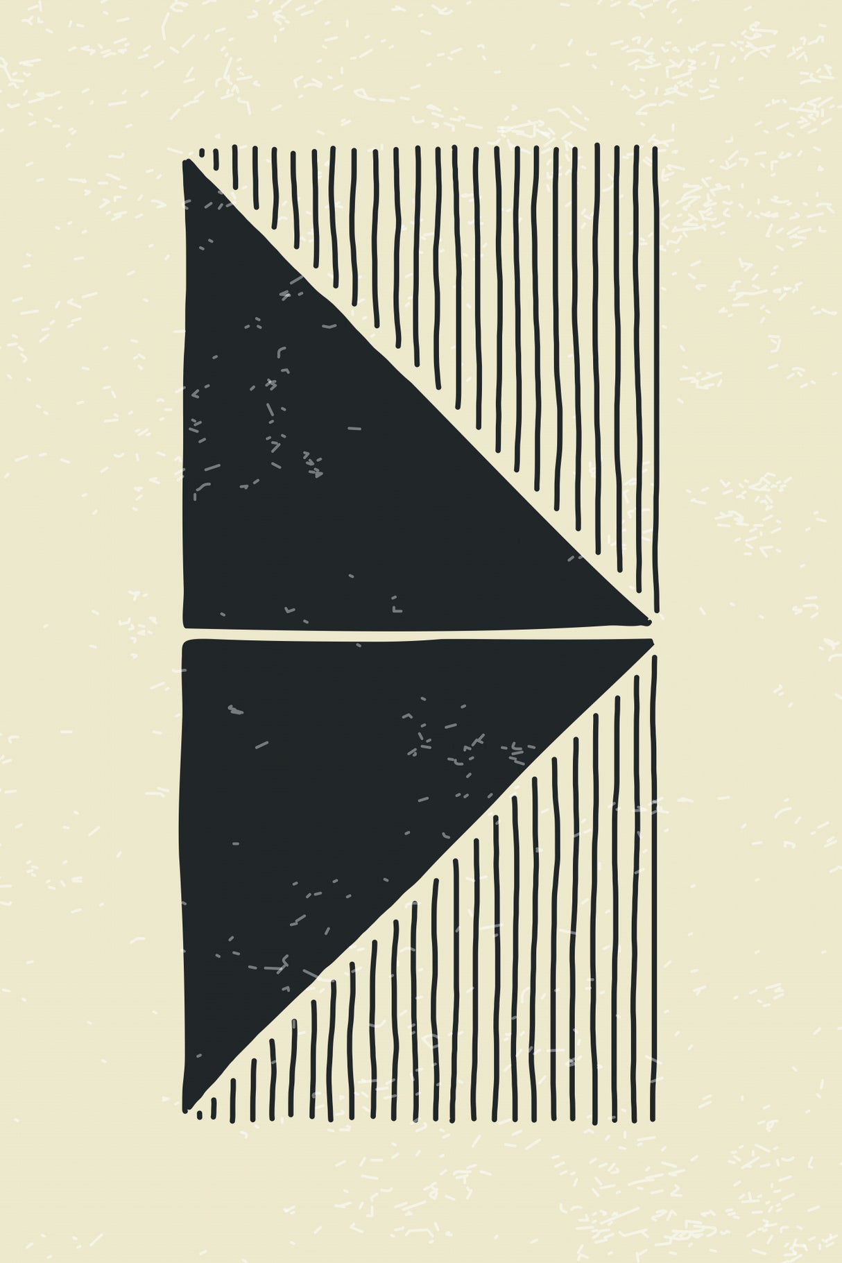 Abstract Black Set #3 Poster och Canvastavla