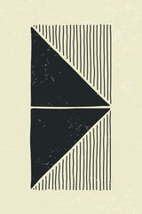Abstract Black Set #3 Poster och Canvastavla