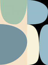 Mid Century Pastel 17 Poster och Canvastavla