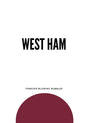 West Ham poster