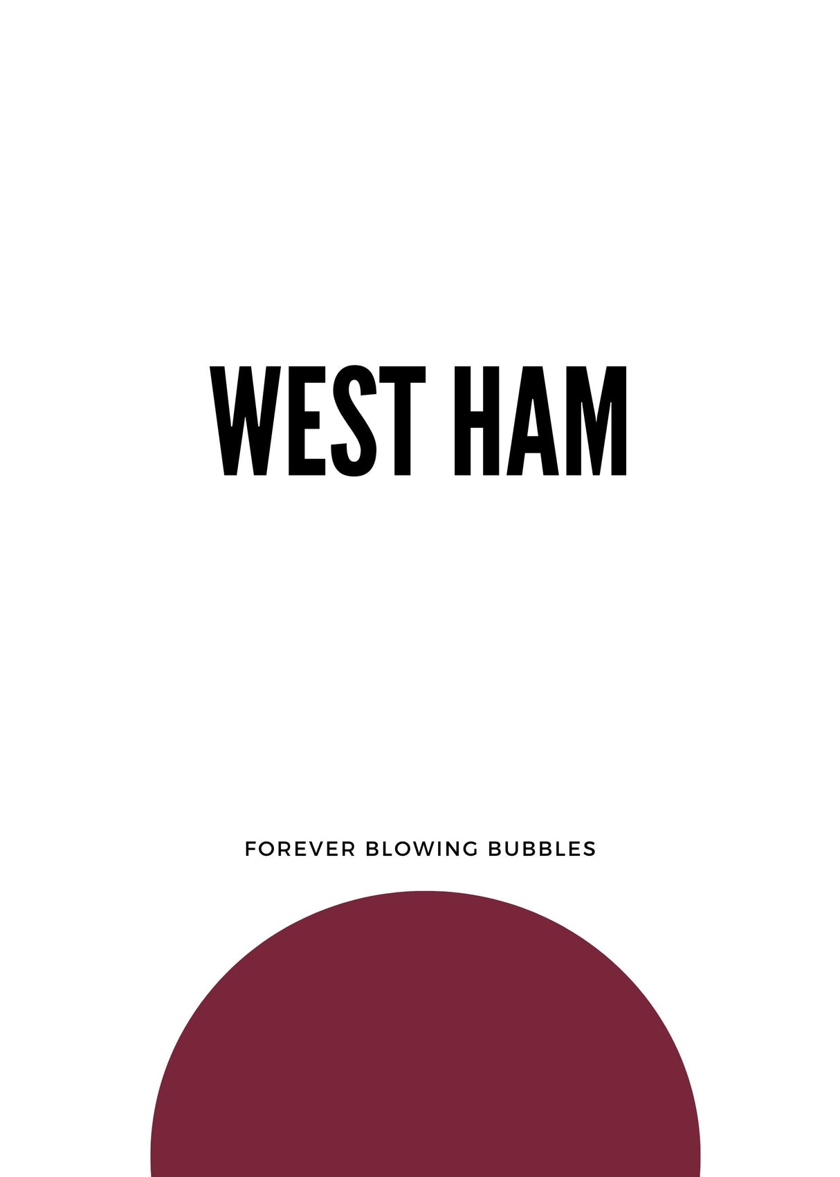 West Ham poster