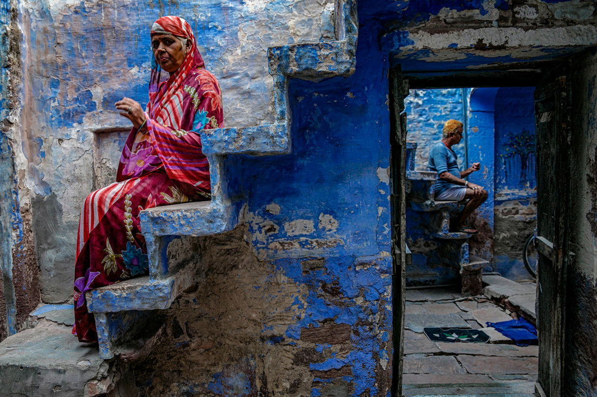 In To The Blue House. Poster och Canvastavla