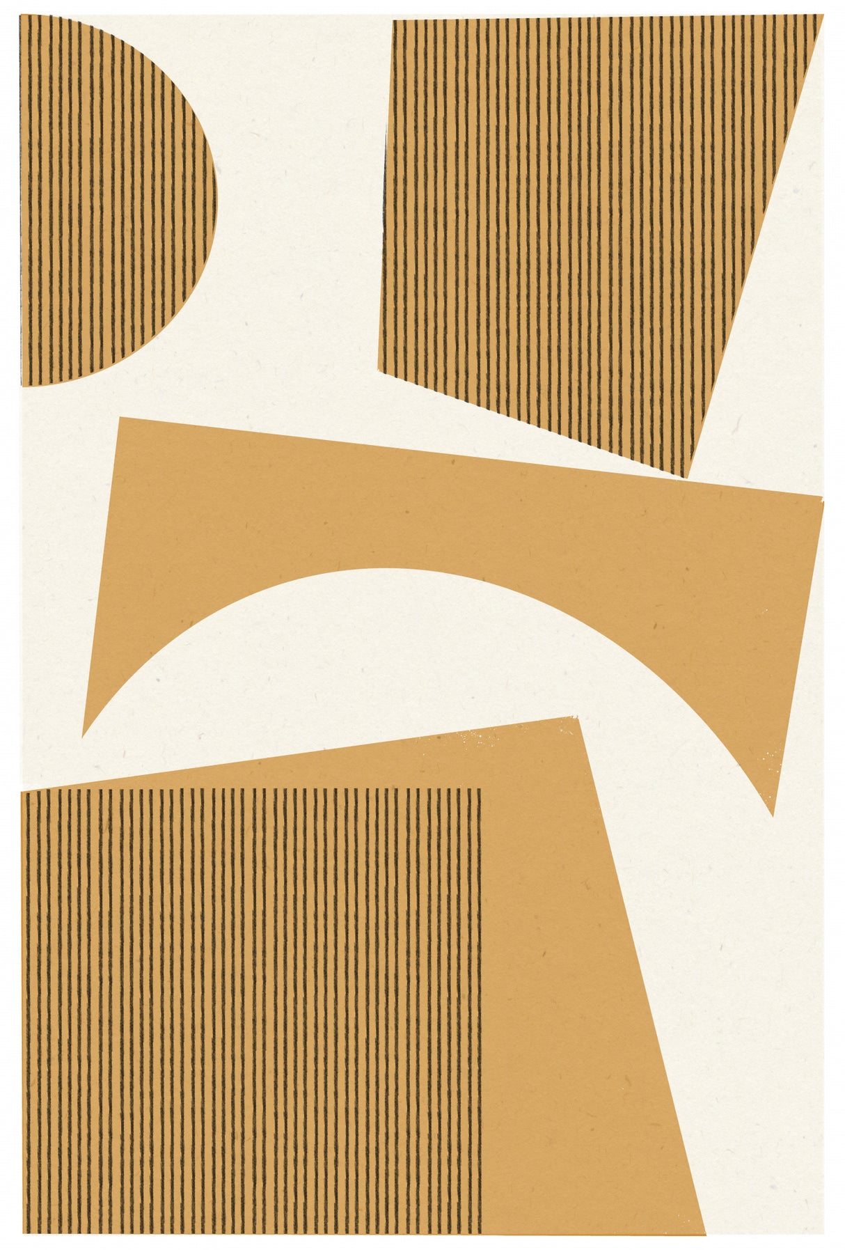 Modern Abstract Shape 03 Poster och Canvastavla