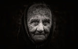 Romania portrait B/W Poster och Canvastavla