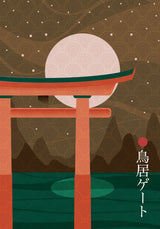Torii Gate Poster och Canvastavla
